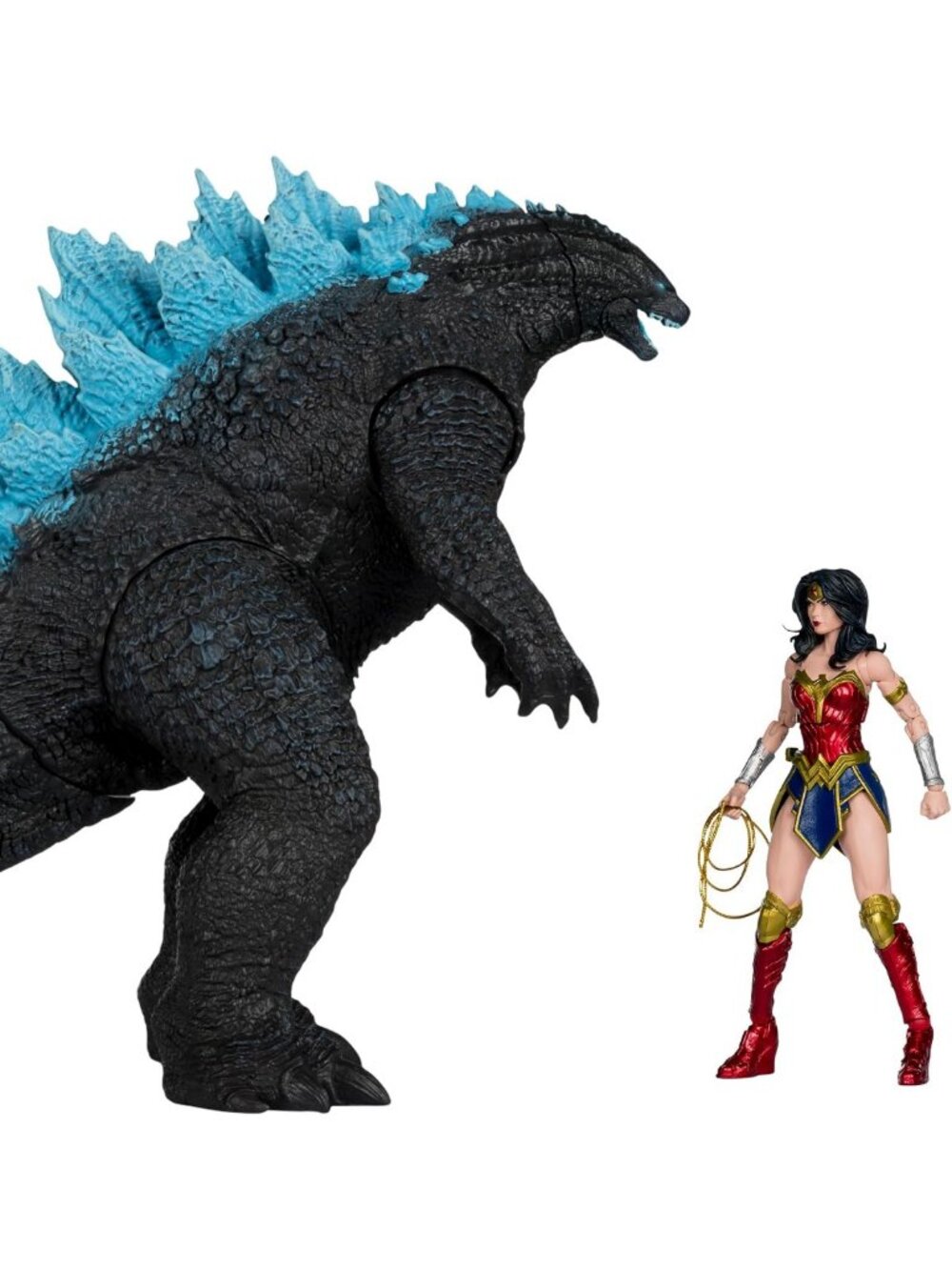 Wonder Woman vs. Godzilla Action Figure Set - Epic DC Multiverse Collectible